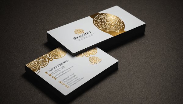 Impression de carte de visite avec dorure à chaud : l'art de la distinction